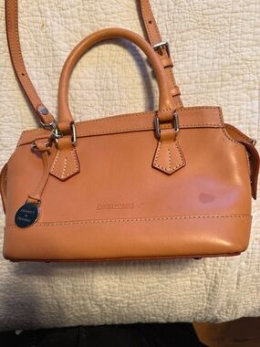 Dooney & Bourke Tan Leather Satchel